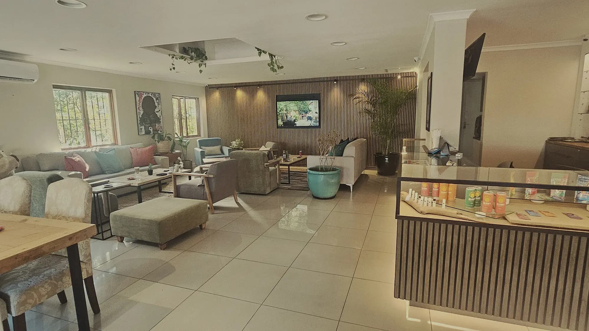 The lounge and counter at High Tea